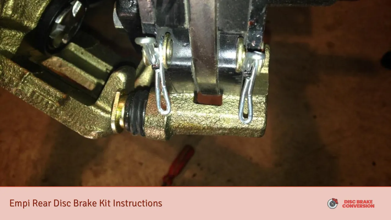 Empi Rear Disc Brake Kit Instructions