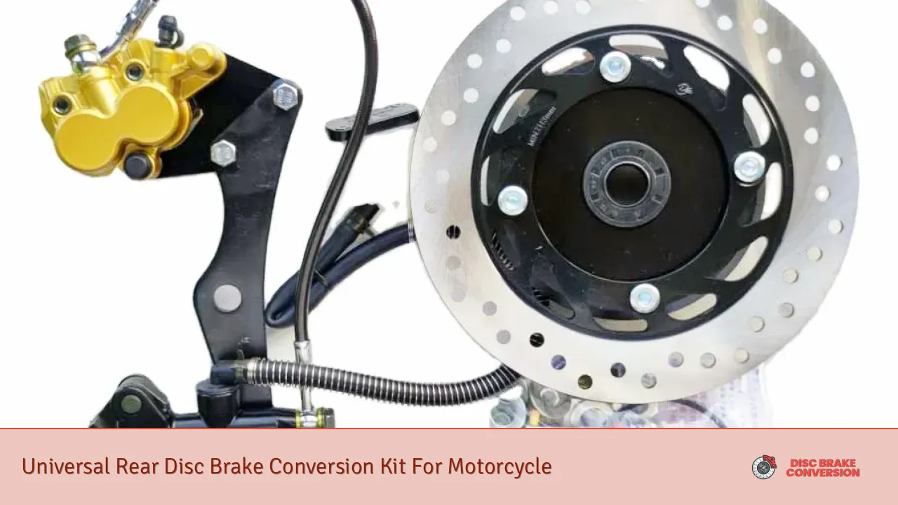 Universal Rear Disc Brake Conversion Kit For Motorcycle