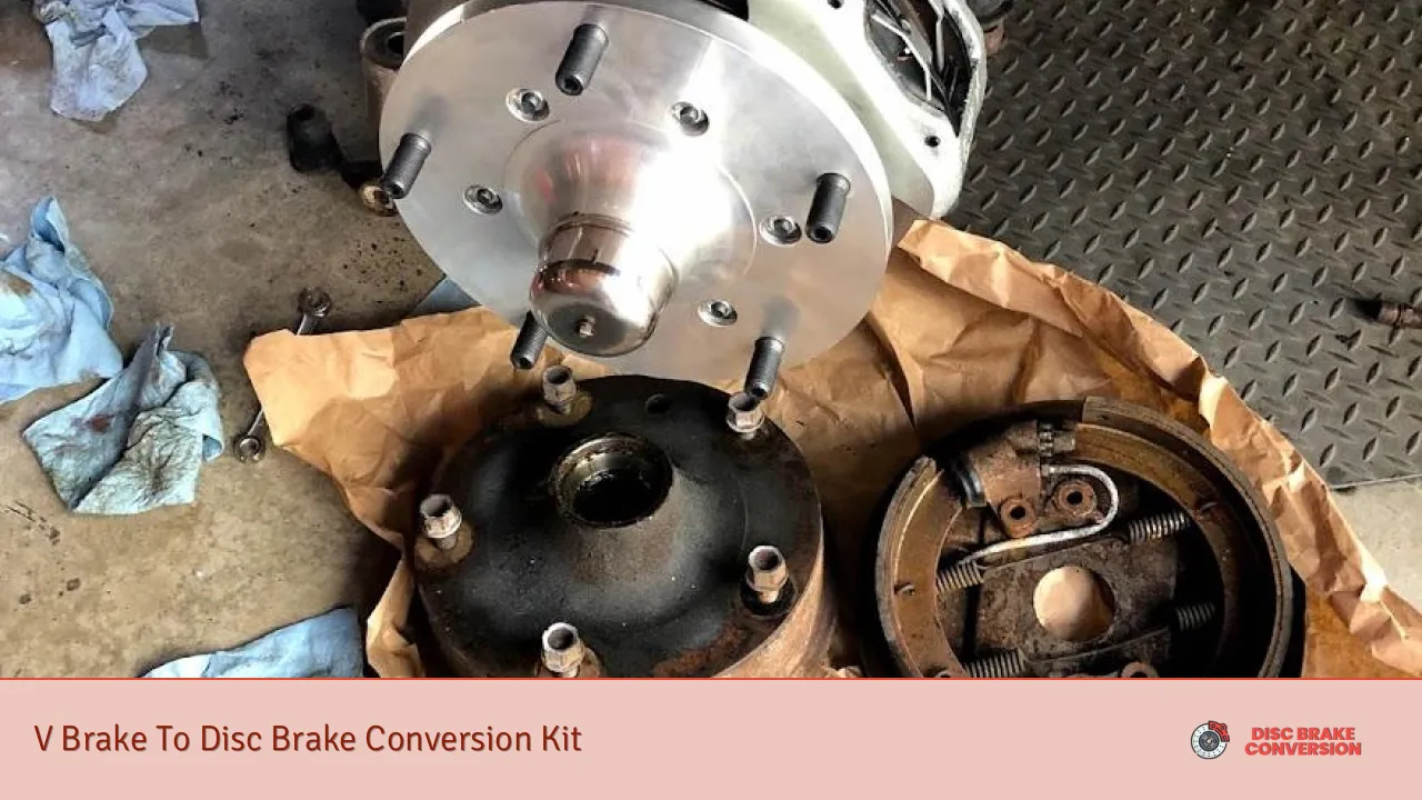 V Brake To Disc Brake Conversion Kit