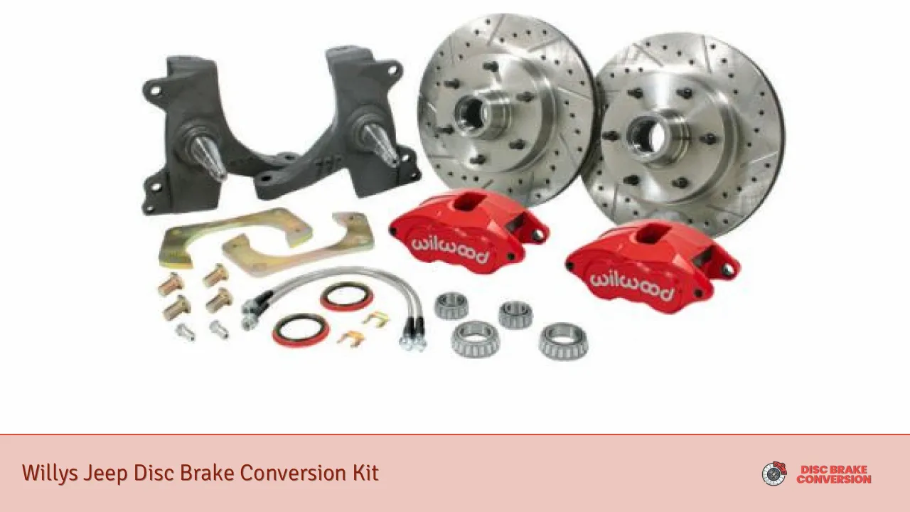 Willys Jeep Disc Brake Conversion Kit