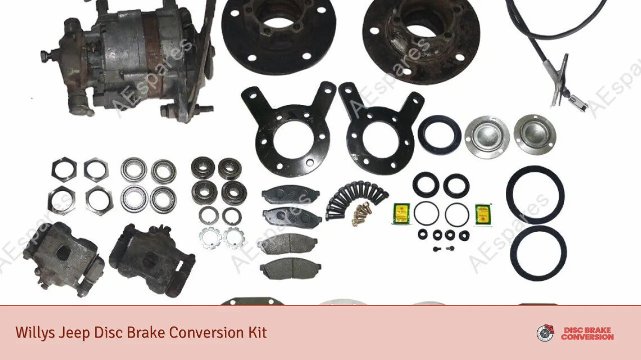 Willys Jeep Disc Brake Conversion Kit