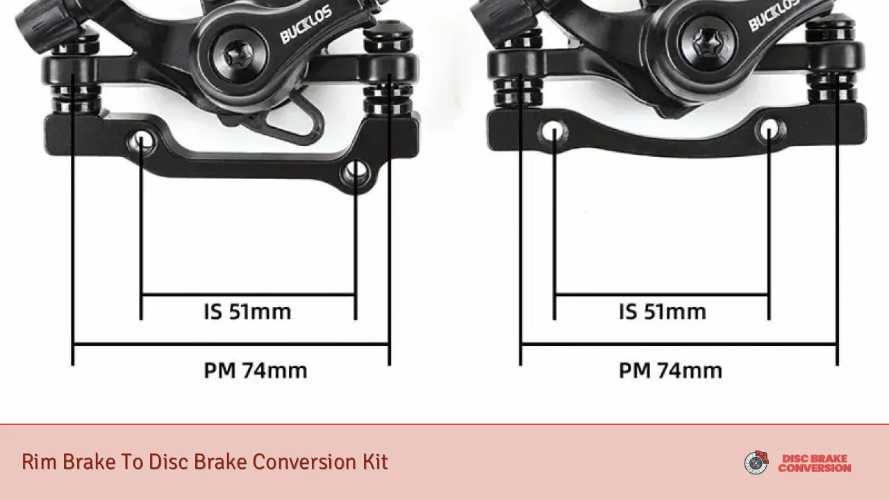 Rim Brake To Disc Brake Conversion Kit