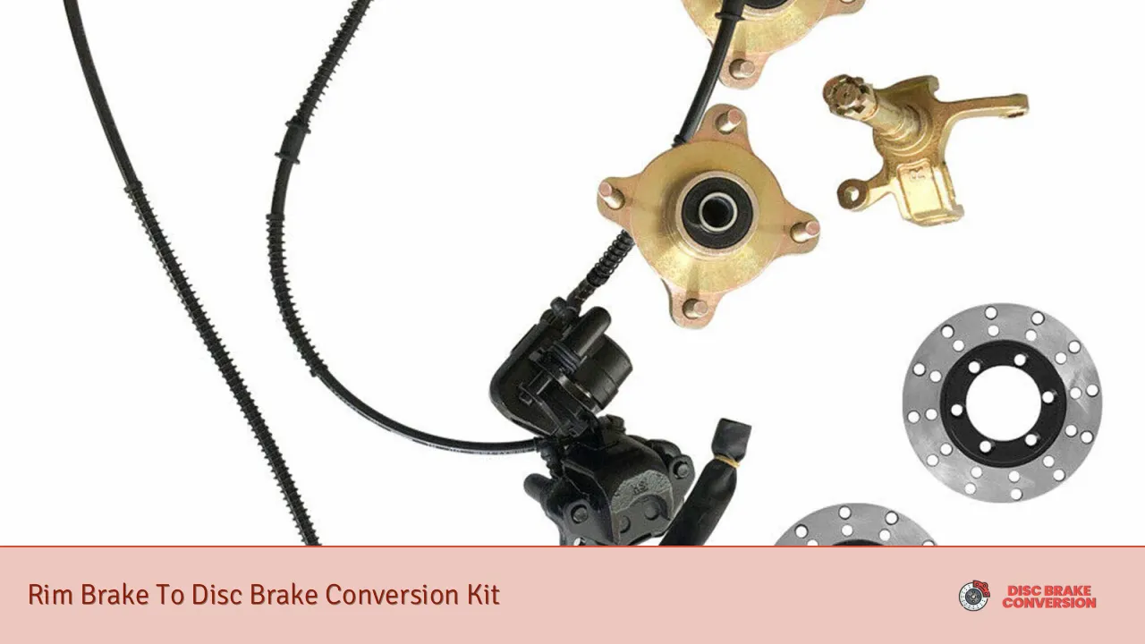 Rim Brake To Disc Brake Conversion Kit