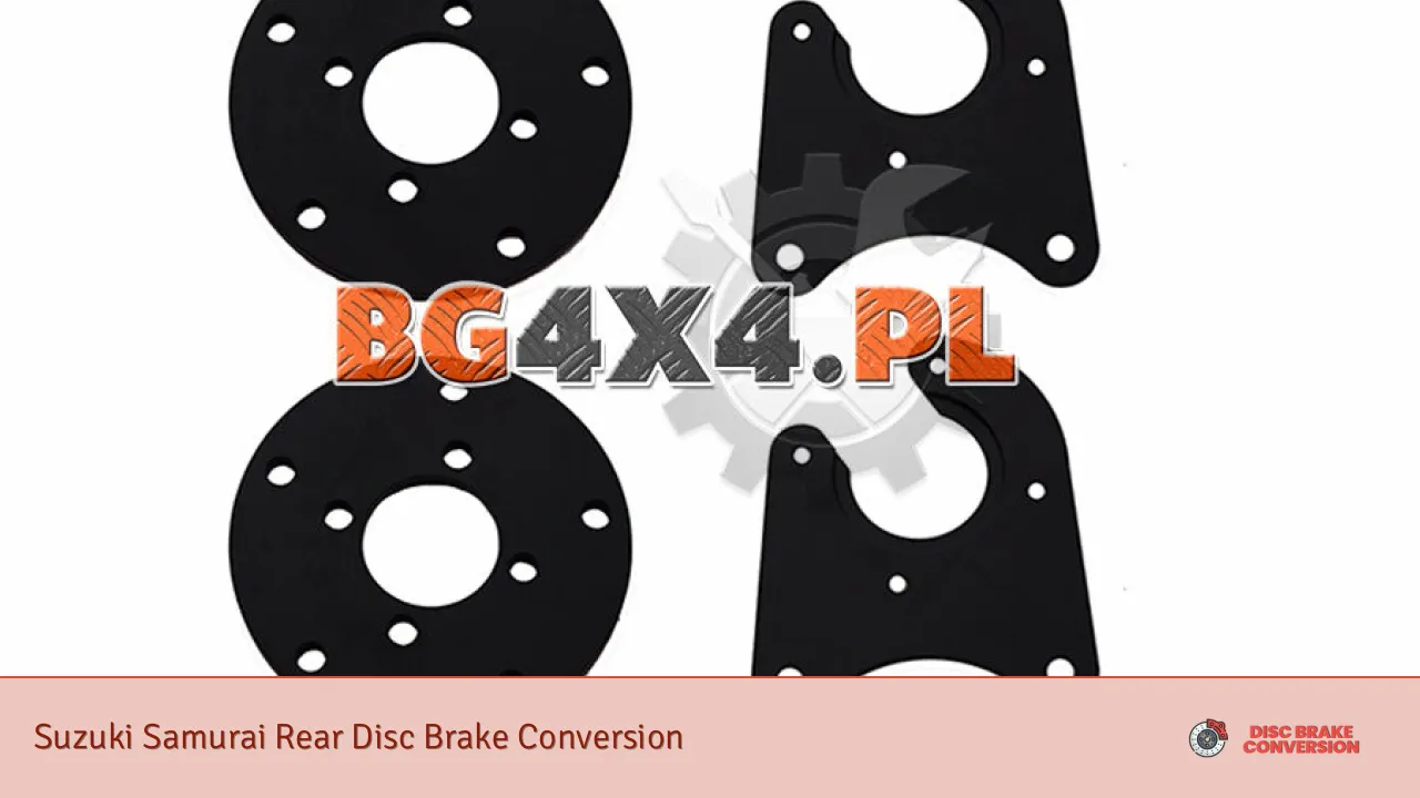 Suzuki Samurai Rear Disc Brake Conversion