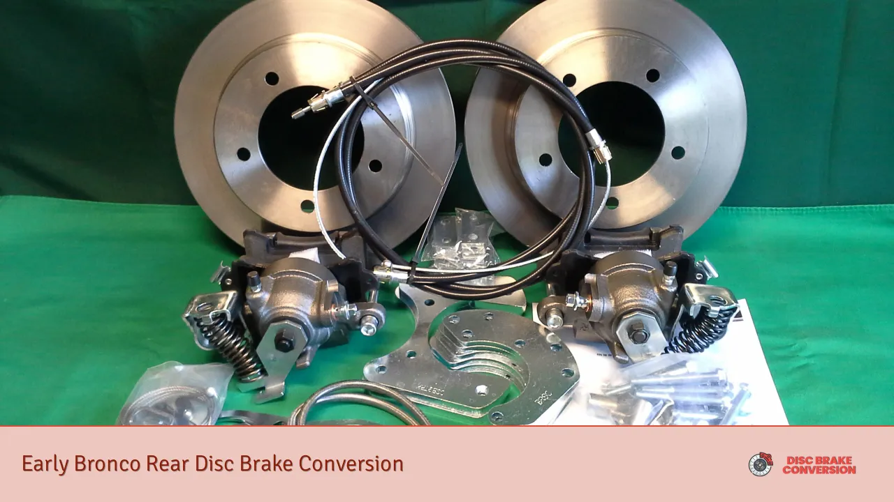 Early Bronco Rear Disc Brake Conversion