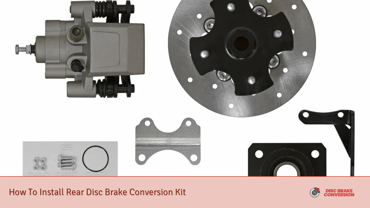 How To Install Rear Disc Brake Conversion Kit