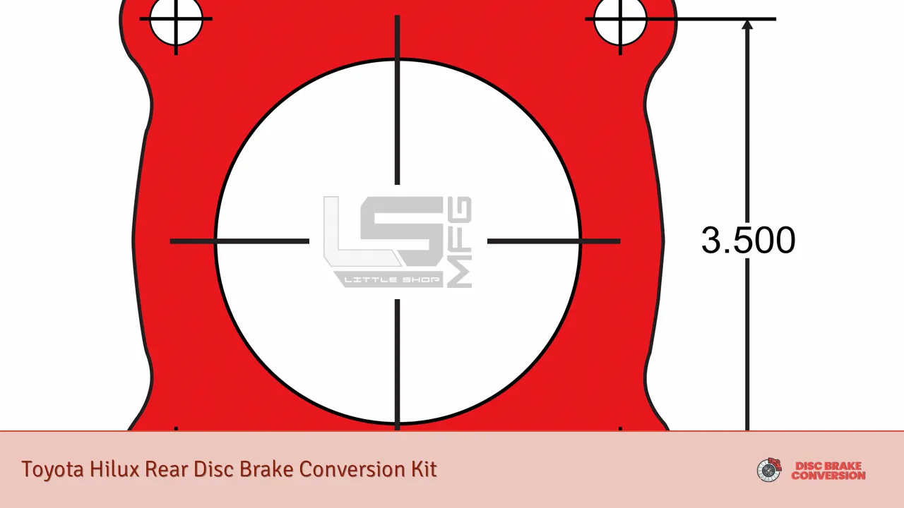 Toyota Hilux Rear Disc Brake Conversion Kit