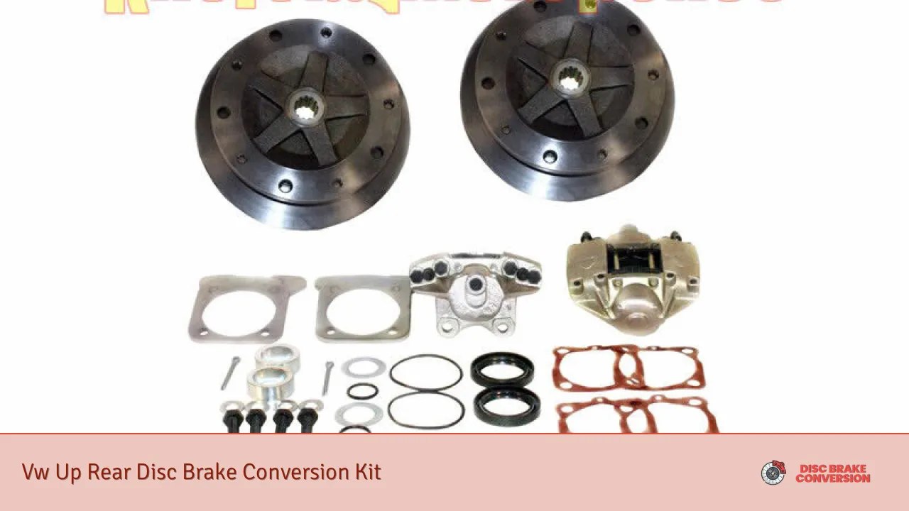 Vw Up Rear Disc Brake Conversion Kit