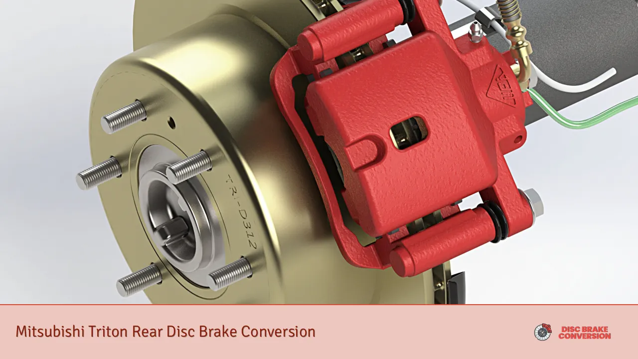 Mitsubishi Triton Rear Disc Brake Conversion