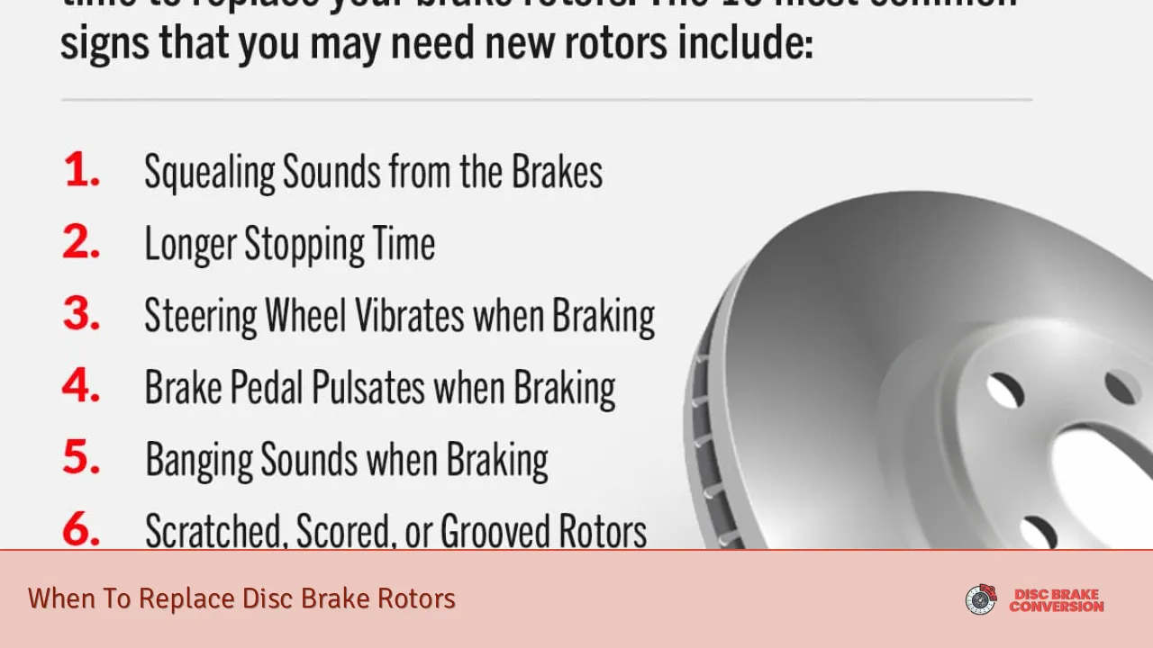 When To Replace Disc Brake Rotors